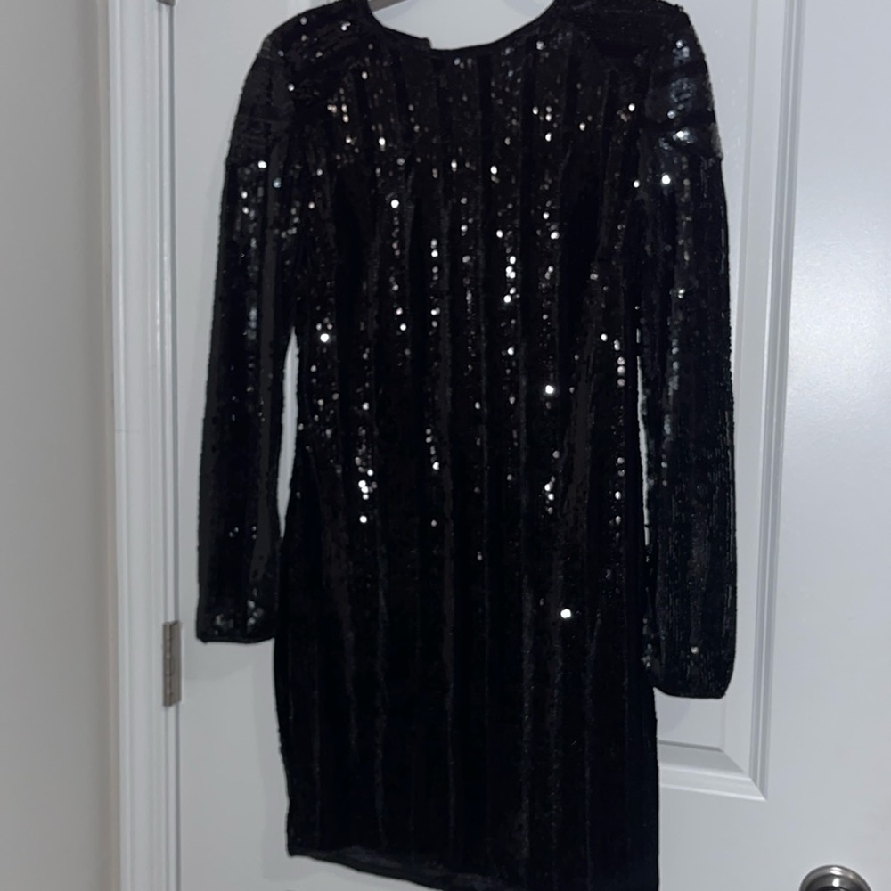 She's A Show Off Sequin Dress -Black